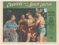 9p1076 CREATURE FROM THE BLACK LAGOON LC #3 1954 barechested divers Richard Carlson & Denning!