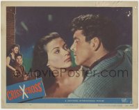 9p1078 CRISS CROSS LC #2 1948 best close up of Burt Lancaster about to kiss Yvonne De Carlo!