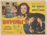 9p0961 DIVORCE TC 1945 art of Kay Francis with puppet grooms, Bruce Cabot, Helen Mack!