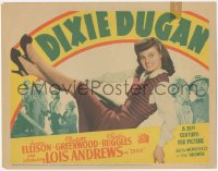 9p0963 DIXIE DUGAN TC 1943 pretty secretary Lois Andrews in the title role, James Ellison, rare!