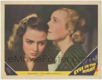 9p1106 EYES IN THE NIGHT LC 1942 Ann Harding & Donna Reed reconciling in the shadow of disaster!