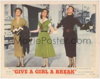9p1127 GIVE A GIRL A BREAK LC #7 1953 Marge Champion, Debbie Reynolds & Wood woo fame & stardom!