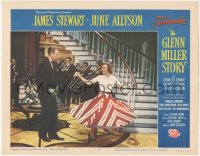 9p1129 GLENN MILLER STORY LC #4 R1960 James Stewart & June Allyson dancing by band, Anthony Mann