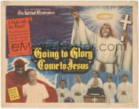 9p0967 GOING TO GLORY COME TO JESUS TC 1946 all-colored cast religious movie, black Devil & Prophet!