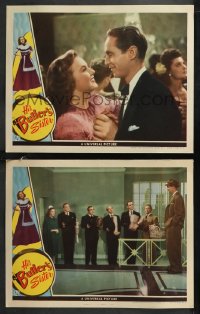 9p1434 HIS BUTLER'S SISTER 2 LCs 1943 great images of Deanna Durbin, Franchot Tone, top cast!