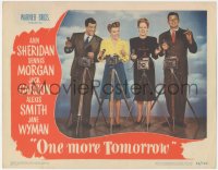 9p1222 ONE MORE TOMORROW LC 1946 Dennis Morgan, Ann Sheridan, Jack Carson & Alexis Smith w/ cameras!