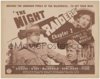 9p0986 PERILS OF THE ROYAL MOUNTED chapter 2 TC 1942 Columbia RCMP serial, The Night Raiders!
