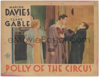 9p1229 POLLY OF THE CIRCUS LC 1932 Marion Davies by Clark Gable threatening Raymond Hatton, rare!
