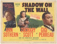 9p0991 SHADOW ON THE WALL TC 1949 Ann Sothern, Zachary Scott & young Gigi Perreau, film noir!