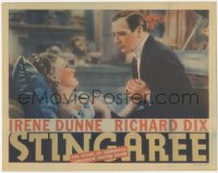9p1284 STINGAREE LC 1934 romantic close up of pretty Irene Dunne laying down by Conway Tearle!