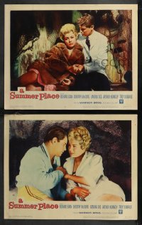 9p1447 SUMMER PLACE 2 LCs 1959 Sandra Dee & Dorothy McGuire in Delmer Daves young lovers classic!