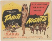 9p0997 TAHITI NIGHTS TC 1944 sexy tropical Jinx Falkenburg, it's a howlluva Hula-Hula musical!