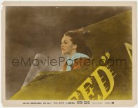 9p1289 TAIL SPIN color-glos LC 1939 best close up of Nancy Kelly flying airplane!