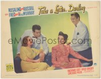 9p1290 TAKE A LETTER DARLING LC 1942 Fred MacMurray between Rosalind Russell & Constance Moore!