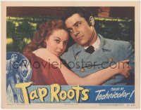 9p1292 TAP ROOTS LC #6 1948 close up of sexy Susan Hayward with her arms around Whitfield Connor!