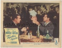 9p1311 TOGETHER AGAIN LC 1944 pretty Irene Dunne between Charles Boyer & Jerome Courtland!