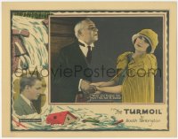 9p1315 TURMOIL LC 1924 old man asks Eleanor Boardman to forgive, Booth Tarkington, flood art, rare!