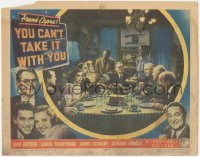 9p1338 YOU CAN'T TAKE IT WITH YOU LC 1938 Rochester & Yarbo serve Barrymore's crazy family, Capra!
