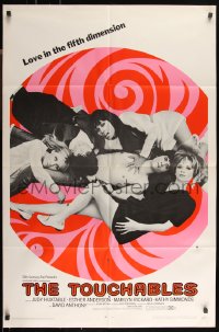 9p0628 TOUCHABLES 1sh 1968 Judy Huxtable in five-way love, psychedelic love in the fifth dimension!