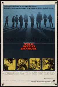 9p0634 WILD BUNCH 1sh 1969 Sam Peckinpah cowboy classic starring William Holden & Ernest Borgnine