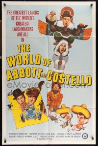9p0635 WORLD OF ABBOTT & COSTELLO 1sh 1965 Bud & Lou are the greatest laughmakers!