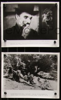 9p0805 CHARLIE CHAPLIN 13 8x10 stills 1960s-1970s cool images of the star from different roles!