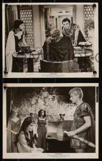 9p0876 CLEOPATRA 4 8x10 stills 1963 Elizabeth Taylor, Richard Burton, Rex Harrison!