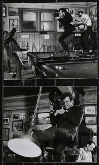 9p0891 COOGAN'S BLUFF 3 8x9 key book stills 1968 directed by Don Siegel, Clint Eastwood candids!