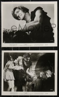 9p0877 EEGAH 4 8x10 stills 1962 Richard Kiel as prehistoric giant crazy for ravishing teenage girl!