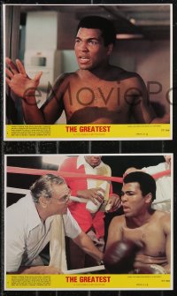 9p0823 GREATEST 8 8x10 mini LCs 1977 great images of heavyweight boxing champ Muhammad Ali!
