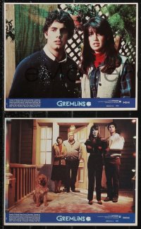 9p0837 GREMLINS 7 8x10 mini LCs 1984 Joe Dante, Zach Galligan & Phoebe Cates!