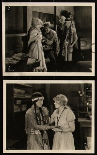 9p0806 HAWK OF THE HILLS 12 8x10 stills 1927 Allene Ray is dangerous to the Hawk's gold stealing plans!
