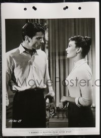 9p0923 I MARRIED A MONSTER FROM OUTER SPACE 2 8x11 key book stills 1958 Gloria Talbott, Tom Tryon!