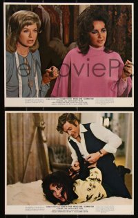 9p0820 X Y & ZEE 9 color 8x10 stills 1971 Elizabeth Taylor, Michael Caine, Susannah York!