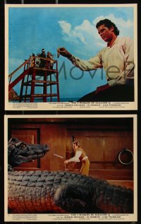 9p0778 3 WORLDS OF GULLIVER 7 color English FOH LCs 1960 Harryhausen classic, giant Kerwin Mathews!