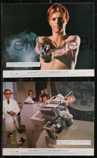 9p0781 MAN WHO FELL TO EARTH 6 color English FOH LCs 1976 David Bowie & Rip Torn in New Mexico desert!