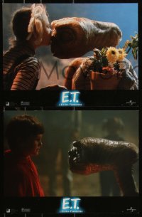 9p0105 E.T. THE EXTRA TERRESTRIAL 12 French LCs R2002 Drew Barrymore, Spielberg sci-fi classic!