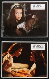 9p0121 TWINS OF EVIL 5 French LCs 1972 Peter Cushing, sexy vampires Madeleine & Mary Collinson!