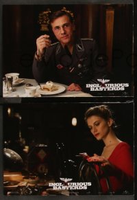 9p0150 INGLOURIOUS BASTERDS 6 German LCs 2009 Tarantino, Pitt, Waltz, Laurent, Fassbender, Kruger!