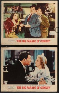 9p1391 BIG PARADE OF COMEDY 7 LCs 1964 Laurel & Hardy, Velez, Bud & Lou, major top stars!