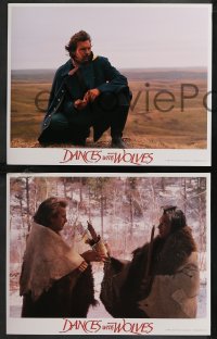 9p1399 DANCES WITH WOLVES 6 LCs 1990 Graham Greene, Kevin Costner & Native American Indians!