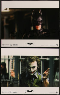 9p1342 DARK KNIGHT 10 LCs 2008 Christian Bale as Batman, Heath Ledger as the Joker, different images!