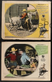9p1415 SENOR DAREDEVIL 4 LCs 1926 great images of western cowboy Ken Maynard and his horse Tarzan!