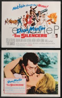 9p1378 SILENCERS 8 LCs 1966 Dean Martin in action w/Slaygirls & sexy Stella Stevens!