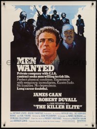 9r0397 KILLER ELITE 30x40 1975 art of James Caan & Robert Duvall, directed by Sam Peckinpah!