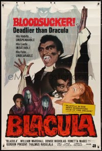 9r0138 BLACULA 40x60 1972 black vampire William Marshall is deadlier than Dracula, great image!
