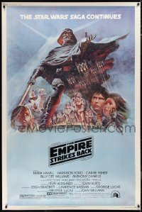 9r0147 EMPIRE STRIKES BACK style B 40x60 1980 George Lucas sci-fi classic, cool artwork by Tom Jung!