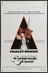 9r0512 CLOCKWORK ORANGE Belgian 1972 Stanley Kubrick classic, Philip Castle art of Malcolm McDowell!