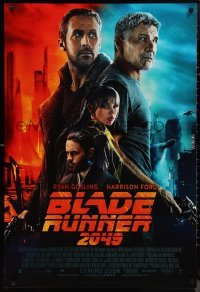 9r1083 BLADE RUNNER 2049 IMAX int'l advance DS 1sh 2017 more colorful montage image of Ford and Gosling!