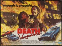 9r0672 FIGHTING BACK British quad 1982 Tom Skerritt takes the neighborhood back, Death Vengeance!